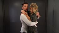 Chad (Billy Flynn) and Cat (AnnaLynne McCord) found themselves in a compromising position. \Image: Peacock